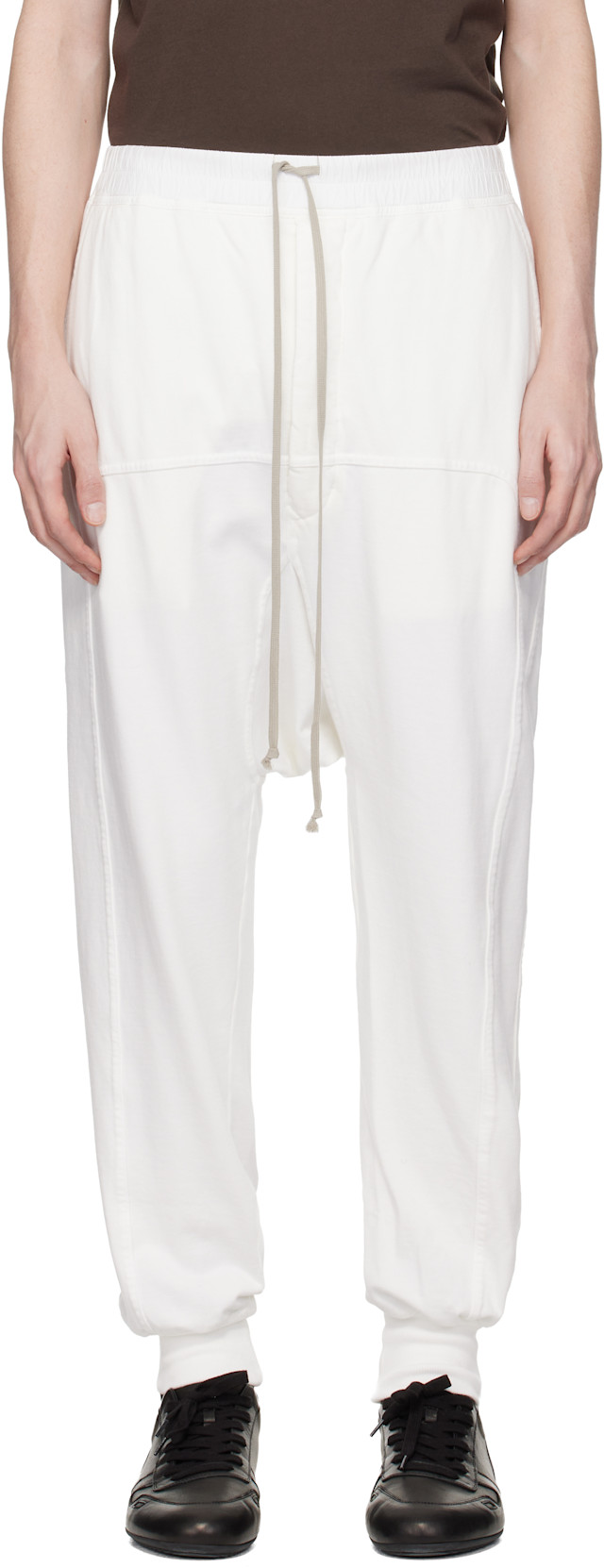 Rick Owens DRKSHDW: Off-White Temple Drawstring Sweatpants | SSENSE