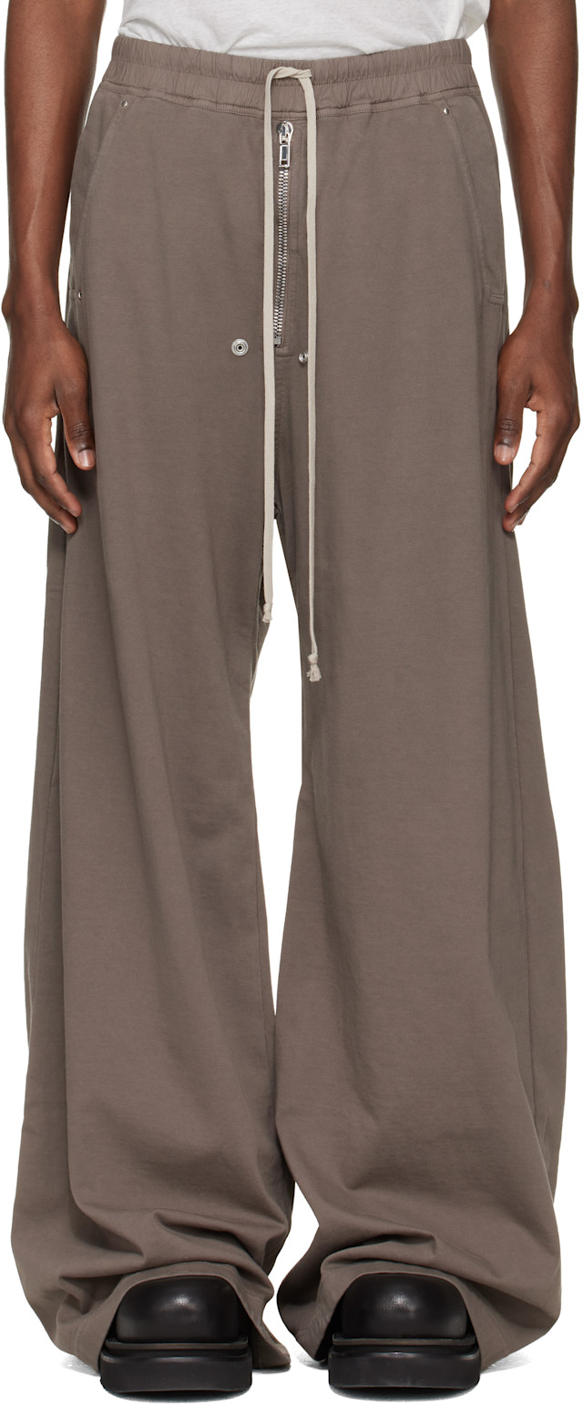 Rick Owens DRKSHDW: グレー Temple Geth Belas スウェットパンツ