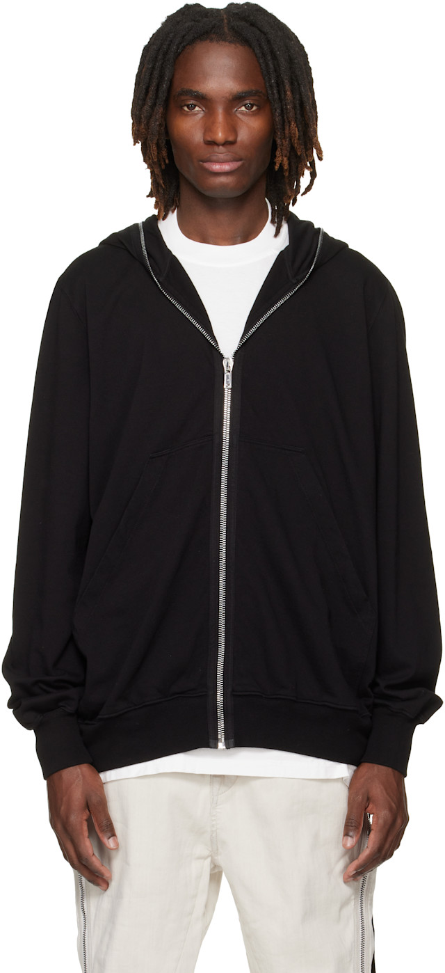 Rick Owens DRKSHDW: Black Temple Jumbo Hoodie | SSENSE Rick Owens DRKSHDW: Black Temple Jumbo Hoodie | SSENSE