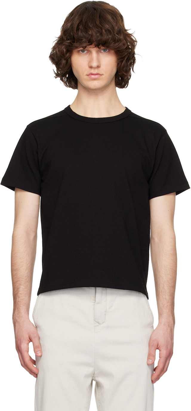 Rick Owens DRKSHDW Tシャツ Rick Owens DRKSHDW: Black Temple Osterberg T-shirt | SSENSE