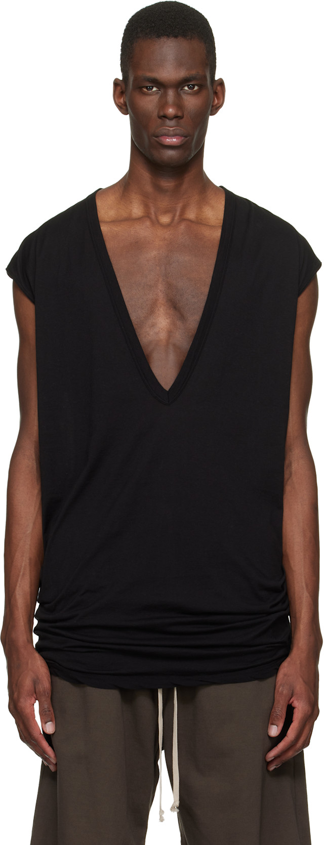 Rick Owens DRKSHDW: Black Temple Dylan T-shirt | SSENSE