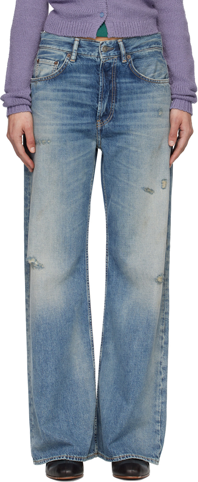 Acne Studios: Blue Regular Fit 2021 Jeans | SSENSE