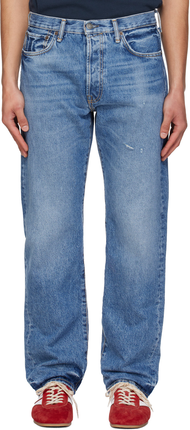 Acne Studios 1996 ワイドデニム Acne Studios: Blue 1996 Regular Fit Jeans | SSENSE