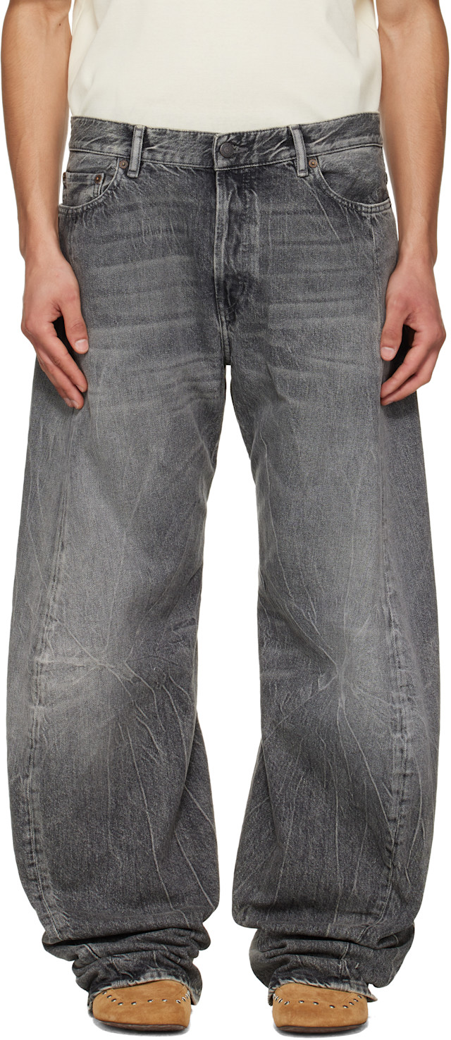 Acne Studios: Gray 2006M Jeans | SSENSE