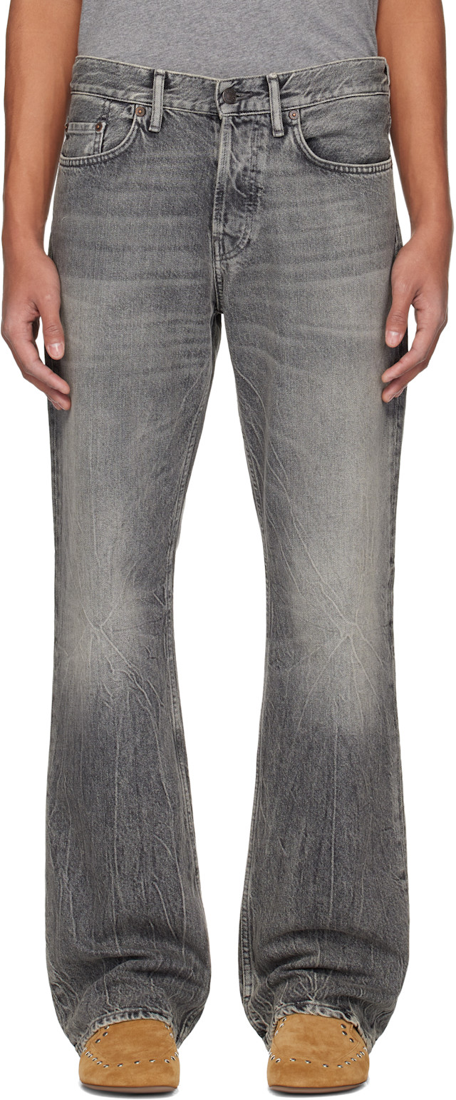 Acne Studios レギュラーフィットジーンズ 2010M Sサイズ Acne Studios: グレー 2010M レギュラーフィット ジーンズ | SSENSE 日本
