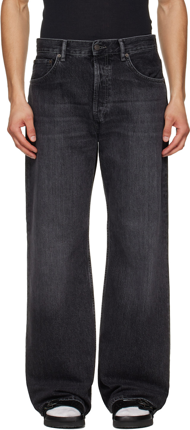 Acne Studios: Black Regular Fit 2021M Jeans | SSENSE