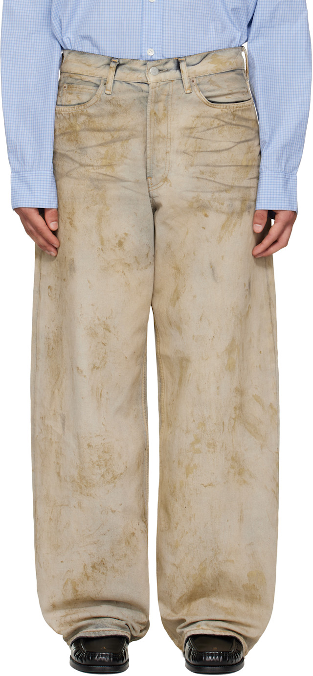 acne-studios-beige-loose-fit-