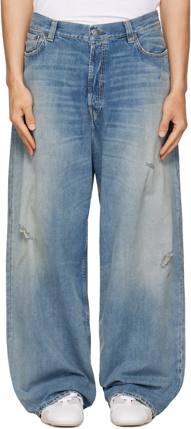 Acne Studios: Blue Loose Fit 2023 Jeans | SSENSE