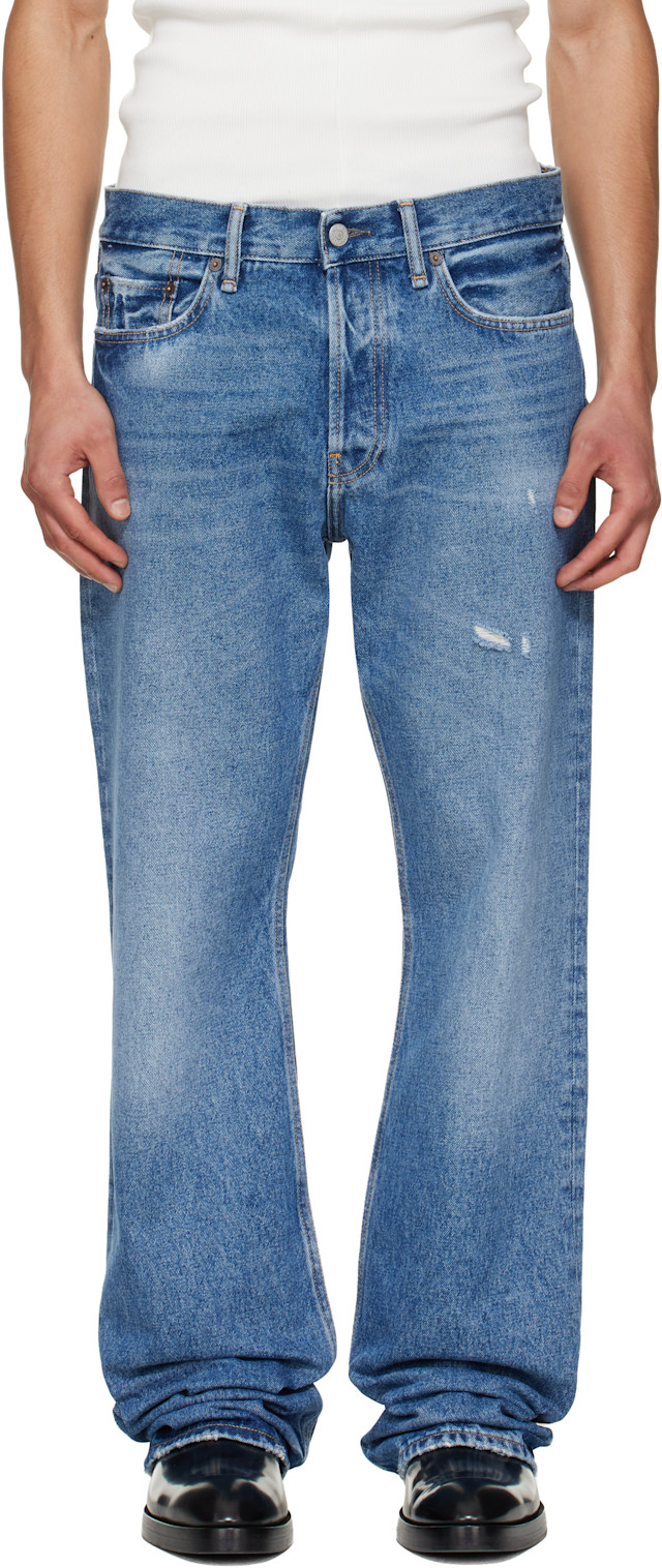 Acne Studios: ブルー 2010M レギュラーフィット ジーンズ | SSENSE 日本