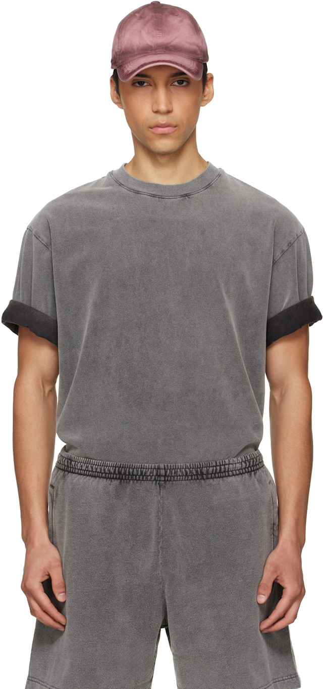 Acne Studios グレー Tシャツ Acne Studios: Gray Crew Neck T-shirt | SSENSE