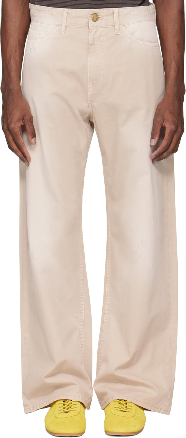 Stockholm (Surfboard) Club: Beige Chino Trousers | SSENSE