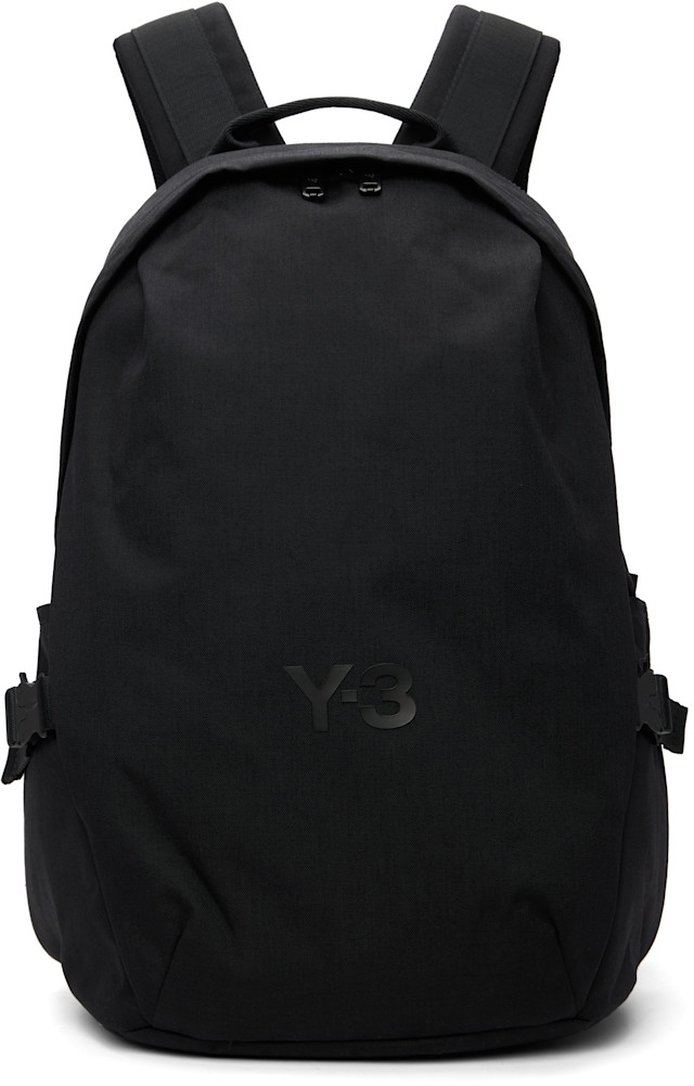 Y-3: Black Cordura Backpack | SSENSE Denmark