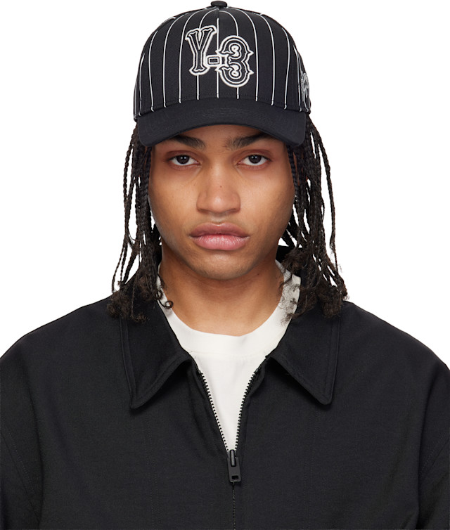 帽子 Y-3 PINSTRIPE CAP y-3-black-pinstripe-cap.jpg