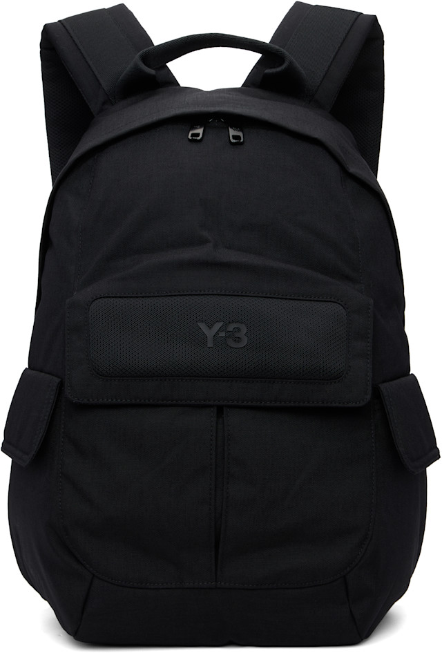 Makoto Y Y-3: Black Small Backpack | SSENSE United Kingdom