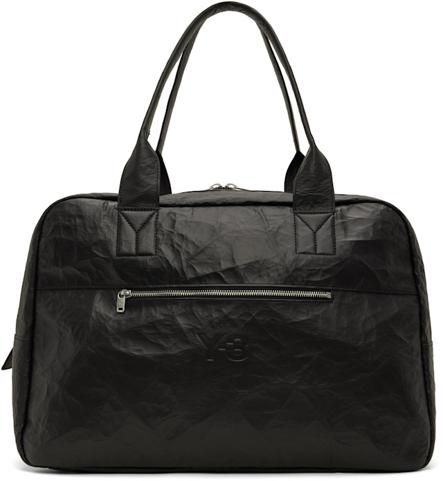 Y-3: Black Weekender Duffle Bag | SSENSE