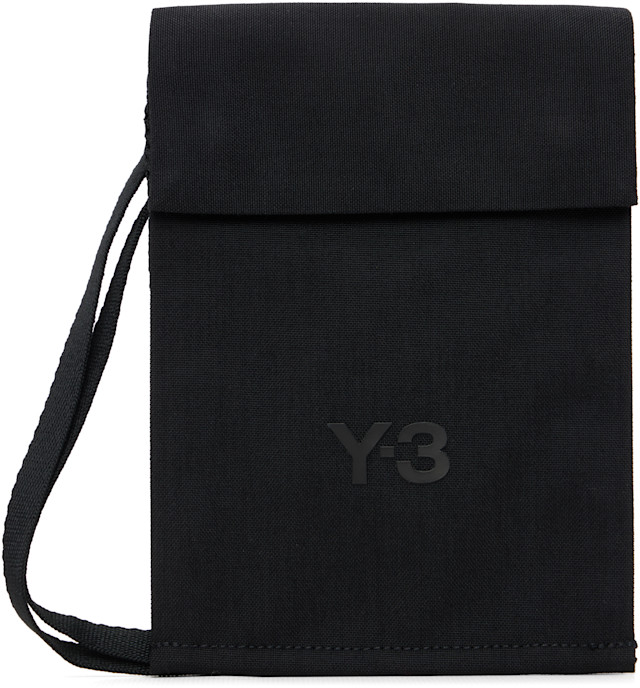 p*o様 Van Nuys ブラックポーチ フラップ付き Y-3: ブラック X-Body ポーチ | SSENSE 日本