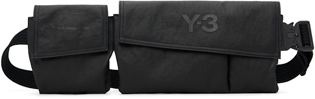 Y-3: ブラック Multi Pocket スリングバッグ | SSENSE 日本