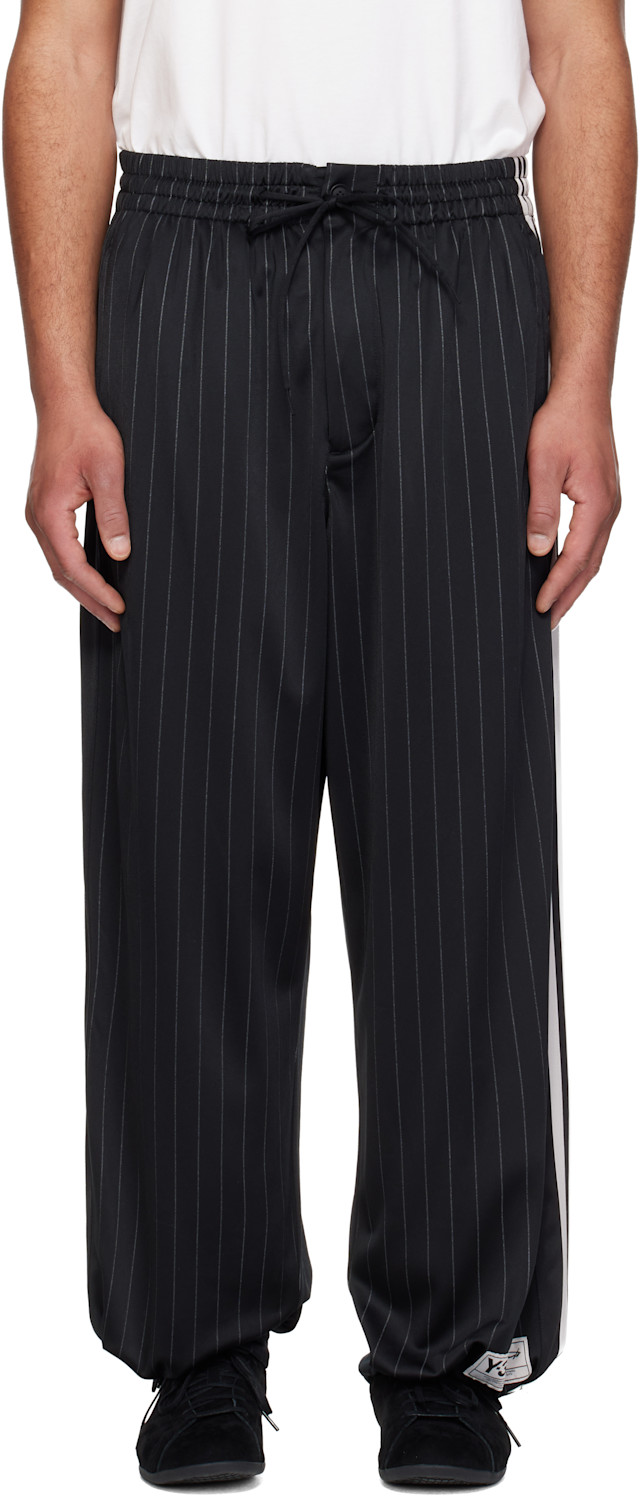 Y-3: Black Basketball Track Pants | SSENSE