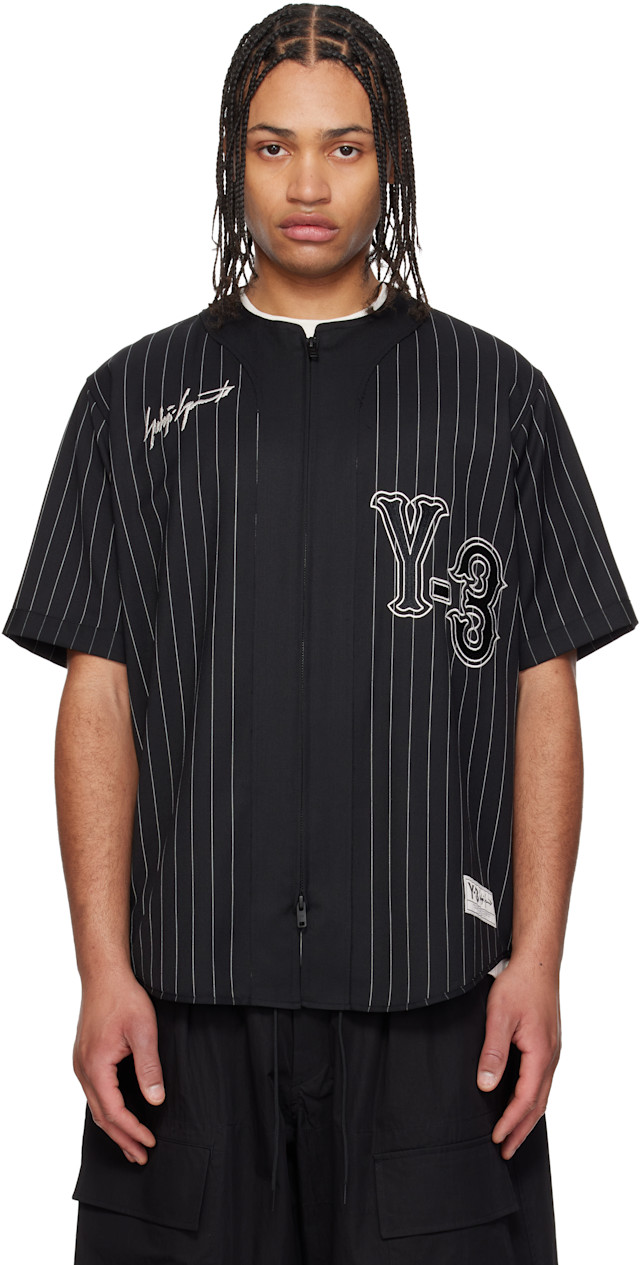 Y-3: ブラック Elite 5 ベースボールシャツ | SSENSE 日本
