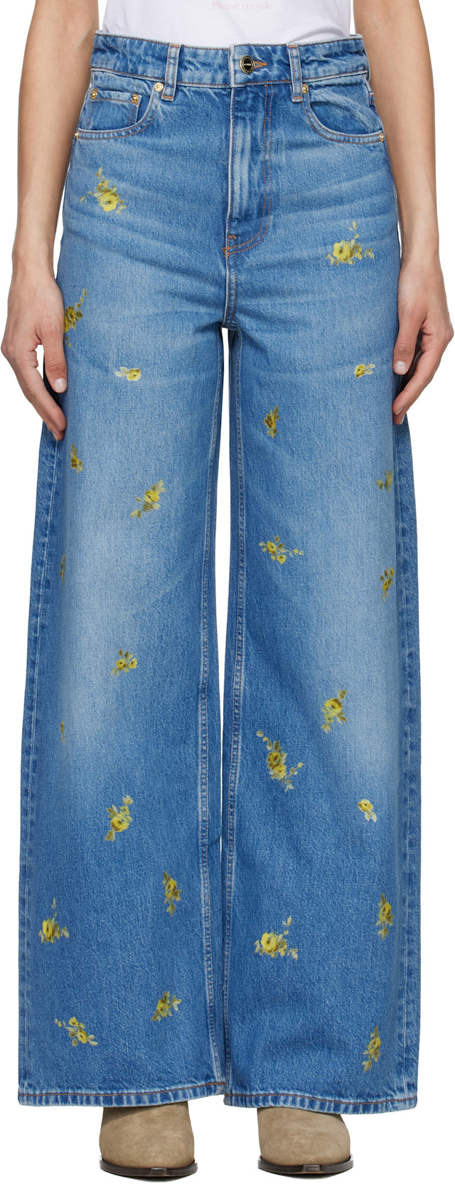 ganni-blue-printed-flower-lari
