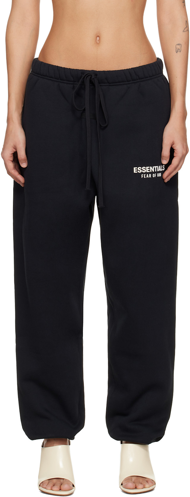 Fear of God ESSENTIALS: ブラック Classic スウェットパンツ | SSENSE