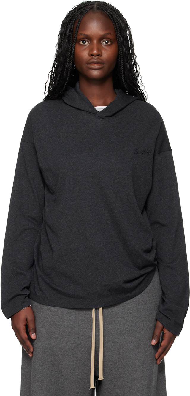 Fear of God ESSENTIALS: Gray Holiday Embroidered Classic Fit Long