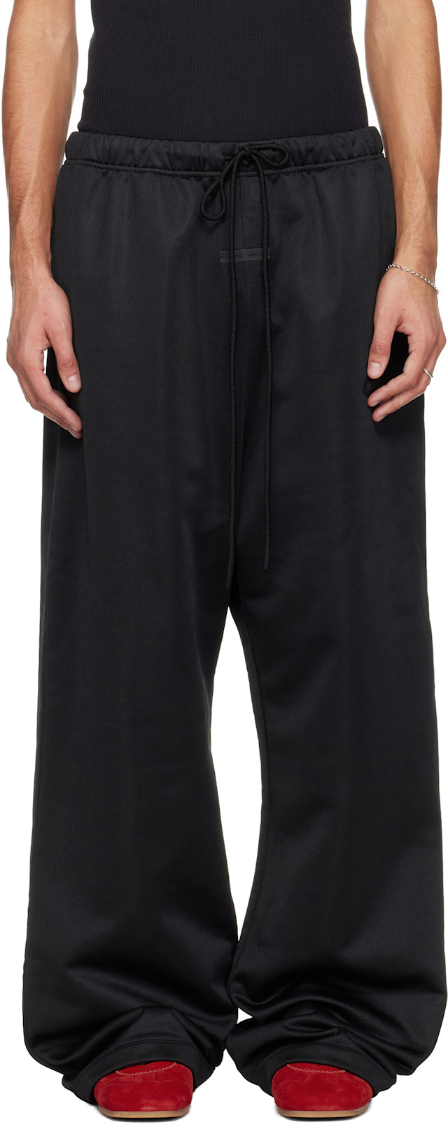 Fear of God ESSENTIALS: Black Holiday Satin Fleece Lounge