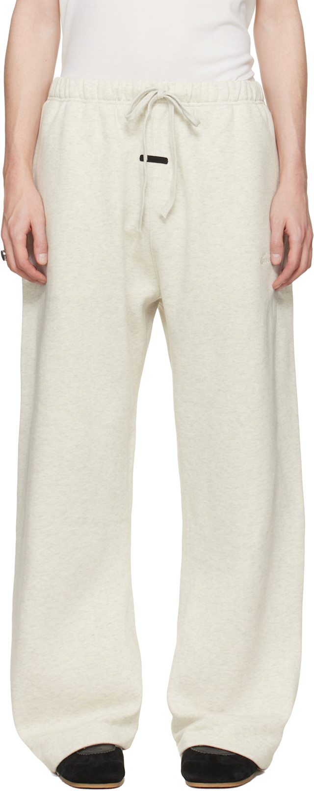 Fear of God ESSENTIALS: グレー Signature フレア スウェットパンツ