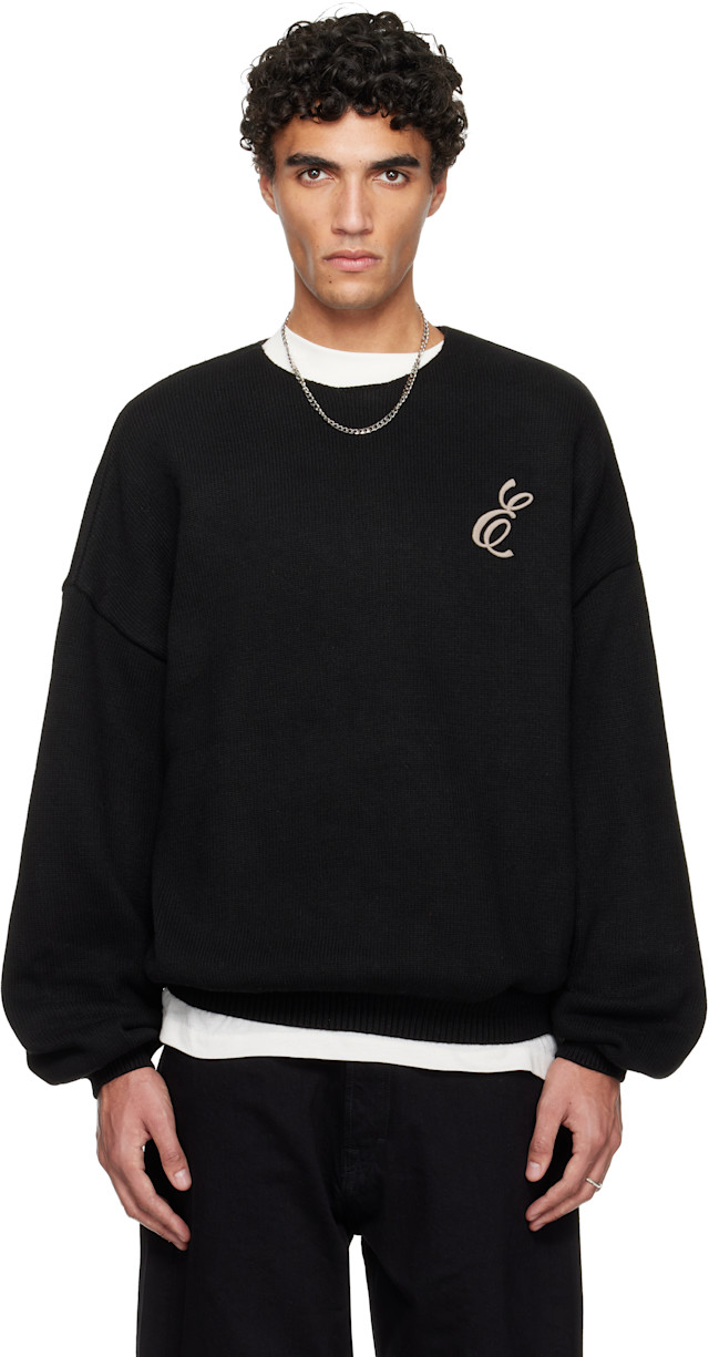 Fear of God ESSENTIALS: ブラック Holiday エンブロイダリー メリノ