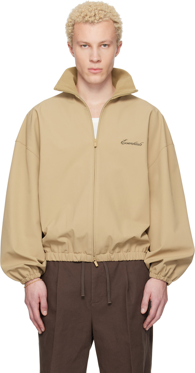 FEAR OF GOD スタジアムジャケット　 XL essential essentials-beige-signature-