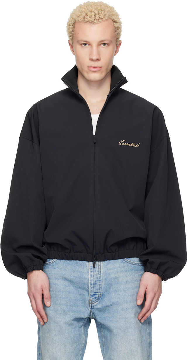Fear of God ESSENTIALS: ブラック Signature Full Zip トラック