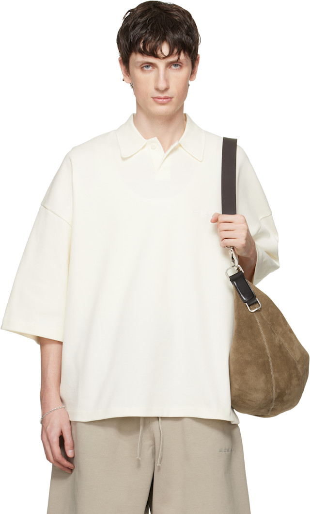 Sサイズ　fog essentials s/s polo/white essentials-off-white-signature