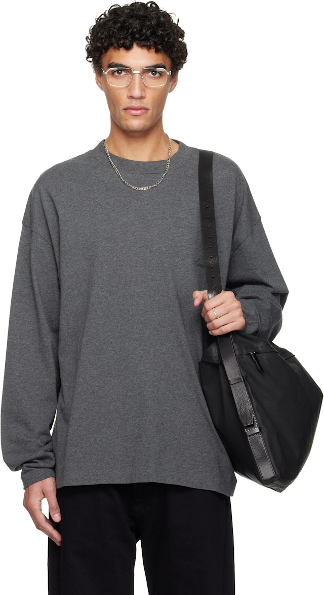 Fear of God ESSENTIALS: グレー Holiday Classic 長袖Tシャツ