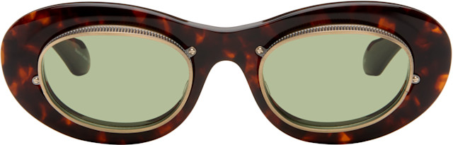 Matsuda: Brown 10604H Sunglasses | SSENSE
