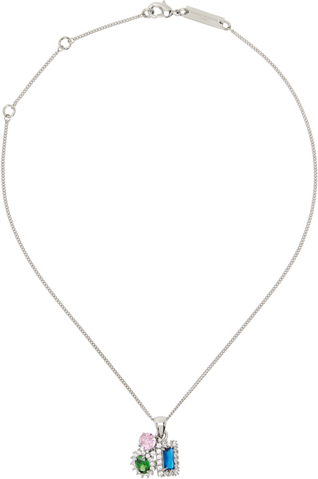 Margiela 11 カフスネックレス Maison Margiela: Cluster Pendant Necklace | SSENSE