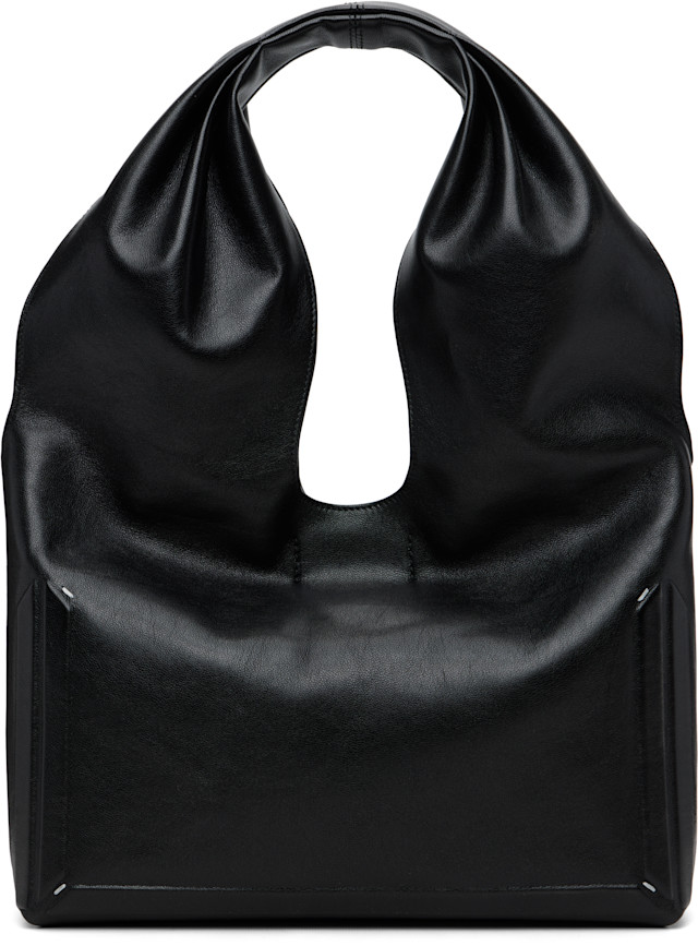 Maison Margiela: ブラック ミディアム Box バッグ | SSENSE 日本