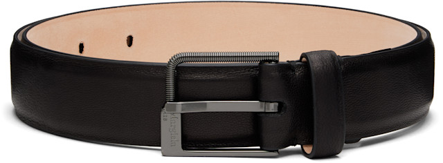 Maison Margiela: Black 30 MM Belt | SSENSE