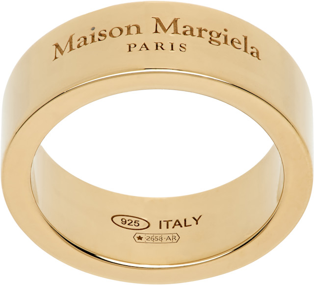 Maison Margiela: Logo Reference Ring | SSENSE