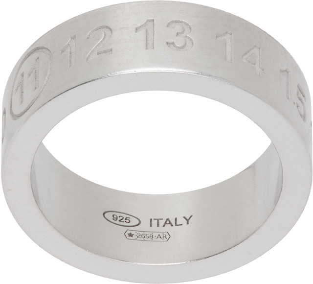 Maison Margiela: Numerical Ring | SSENSE