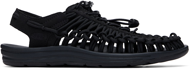 KEEN: Black UNEEK Sandals | SSENSE