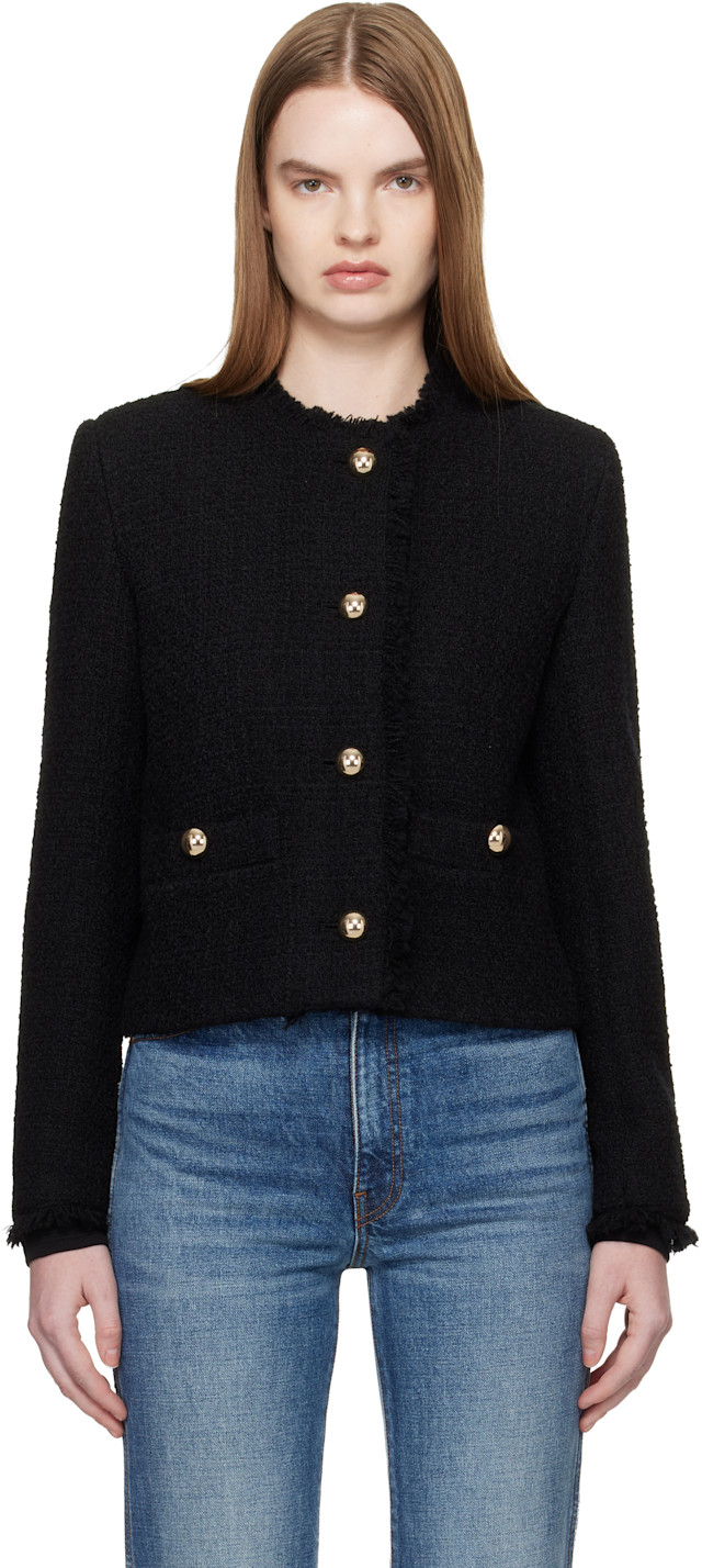 Weekend Max Mara: ブラック Agami ジャケット | SSENSE 日本