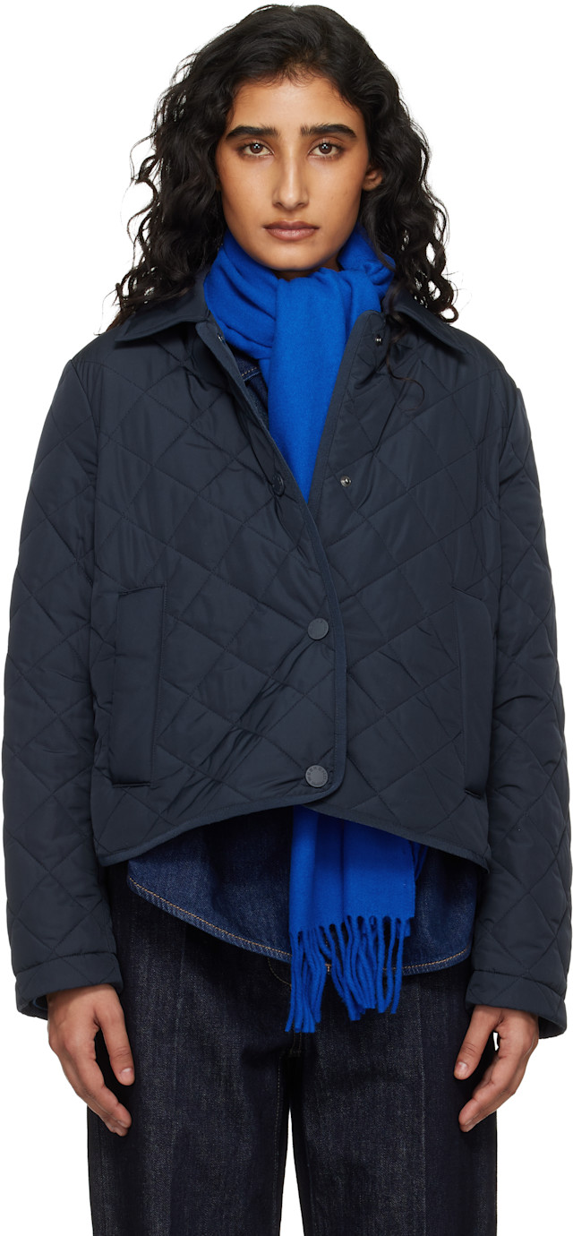 Weekend Max Mara: ネイビー Gelo ジャケット | SSENSE 日本
