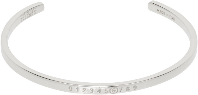 MM6 Maison Margiela ミニマルシグネチャーカフブレスレット MM6 Maison Margiela: Numeric Minimal Signature カフブレスレット