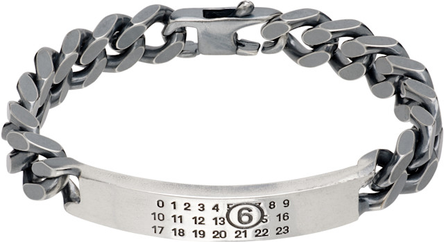 MM6 Maison Margiela: Classic チェーンブレスレット | SSENSE 日本