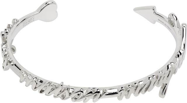 MM6 Maison Margiela: 'Enjoy MM6' Arrow Cuff Bracelet | SSENSE