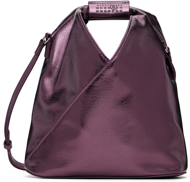 MM6 Maison Margiela: Purple Crossbody Bag | SSENSE Canada