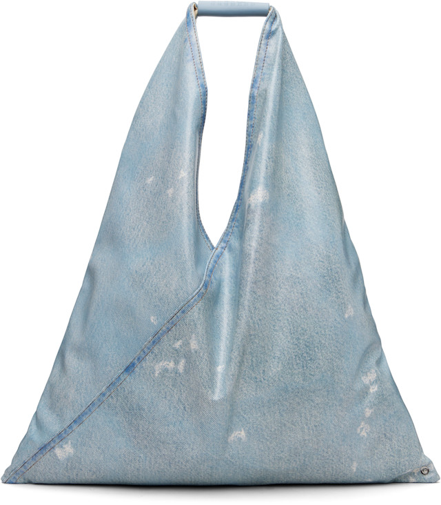 MM6 Maison Margiela: ブルー クラシック トライアングルトート