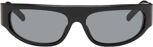MM6 Maison Margiela ブラック サングラス MM6 Maison Margiela: ブラック 1 サングラス | SSENSE 日本