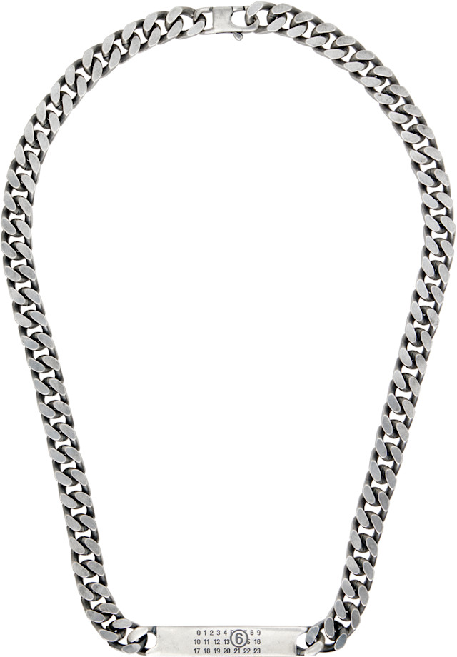 MM6 Maison Margiela: Classic チェーンネックレス | SSENSE 日本