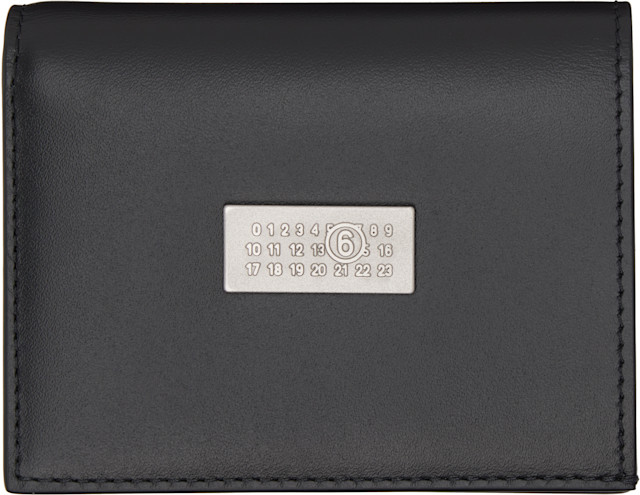 MM6 Maison Margiela Numeric Wallet 財布 MM6 Maison Margiela: Black Numeric Wallet | SSENSE